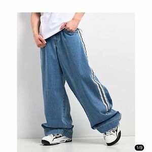 A.LAB Stripe Rave Blue Jeans  size 28